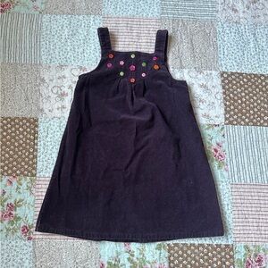 Gymboree purple corduroy button-decorated dress